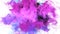 Color Burst - colorful purple pink smoke explosion fluid particles alpha matte