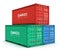 Color cargo containers
