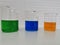 The color chemical in class beaker lab equipment medical science laboratory University Research