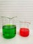 The color chemical in class beaker lab equipment medical science laboratory University Research