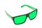 Color Children sunglasses, sun shades or spectacles isolated on