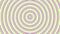 Color circles simple flat geometric on white background loop. Colored rounds radio waves endless creative animation. Multicolor
