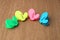 Color clip shape butterfly