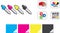 Color CMYK Icon Set