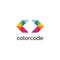 Color code logo design inspiration vector template