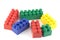 Color components of child\'s meccano