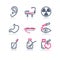 Color contour web icons, 15