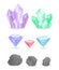 Color Crystals and Minerals Precious Diamond