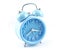 Color cyan Alarm clock