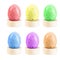 Color eggs for holiday easter