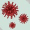 Color engrave isolated covid-19 coronavirus vector illustration