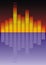 Color equalizer as music background