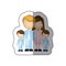 color family their boys twins icon