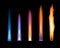 Color flames in chemical laboratory elements test