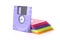 Color floppy disks