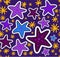 Color fun starfish pattern