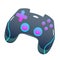 Color gamepad, flat vector joystick, modern design isolated illustration