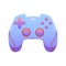 Color gamepad, flat vector joystick, modern design isolated illustration