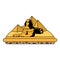 Color giza egypt sculpture architecture pyramids