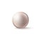 Color glass ball, round shiny sphere or precious pearl bead with shadow.