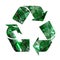 Color glass recycling