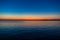 Color gradation of sunset on the lake Kasumigaura