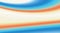 Color gradations with orange and blue curved stripes on ecru background. Vector pattern