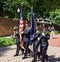 Color Guard at the Local Colors Festival