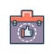 Color illustration icon for Deal, bargain and transaction