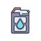 Color illustration icon for Diesel, fuel and gasoline