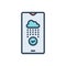 Color illustration icon for Ensure, make sure and confirm