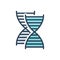 Color illustration icon for Genetic, heredity and medical