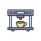 Color illustration icon for Instrumentation, appliance and machine