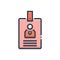 Color illustration icon for Internship, training and education