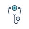 Color illustration icon for Medicaid, medicare and health