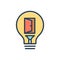 Color illustration icon for opportunity, success and achievement