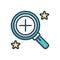 Color illustration icon for Overview, inspection and oversight