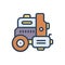 Color illustration icon for Pumps, electric and machine