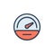 Color illustration icon for Speed, momentum and accelerate