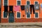 Color laundry hanging to dry