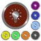 Color lighting bulb buttons