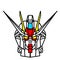 Color Lineart strike Gundam head