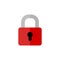 Color lock logo icon sign, Padlock