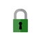 Color lock logo icon sign, Padlock