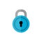 Color lock logo icon sign, Padlock