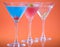 Color in martini glass