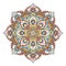 Color meditation circle. Asian traditional ethnic ornament