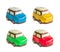 Color mini car piggy bank