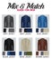 Color mix match guide for suit