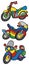 Color motorbikes collection